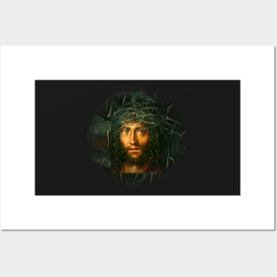 Jesus Crown of Thorns Passion Lent Crucifixion Stations of the Cross Catholic Prayer Posters and Art